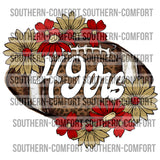 Pro Teams With Flowers Bundle PNG