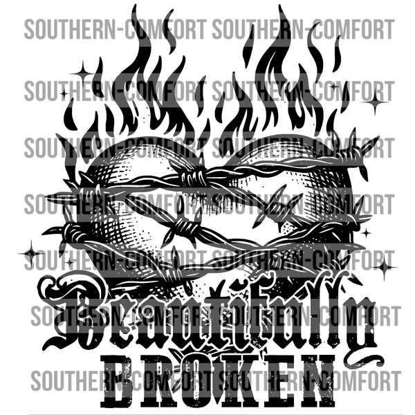 Beautifully Broken |PNG|