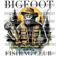 Bigfoot Fishing Club PNG