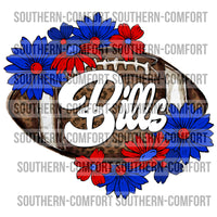 Bills Floral Football |PNG|