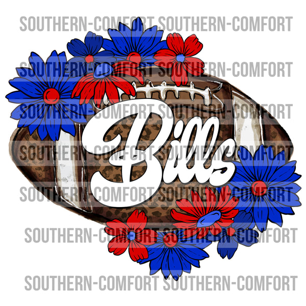 Bills Floral Football |PNG|