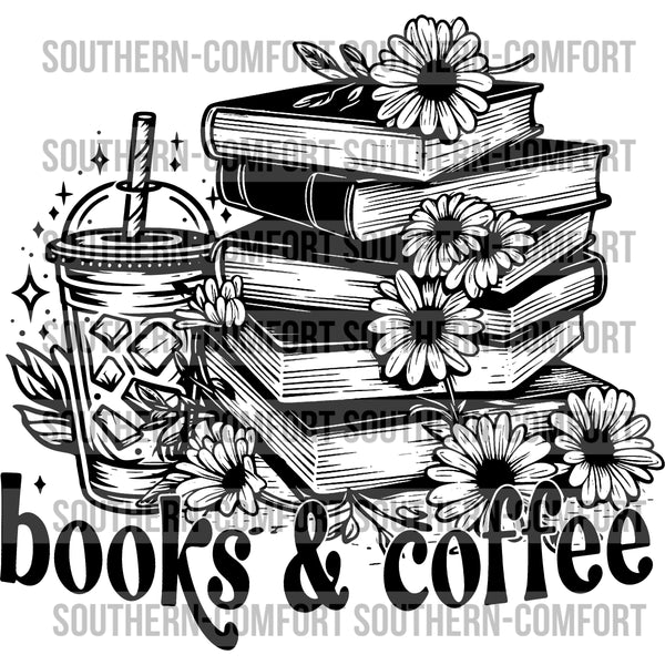 Books And Coffee PNG