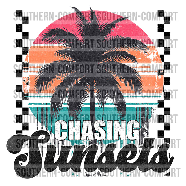 Chasing Sunsets PNG