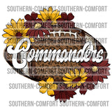 Pro Teams With Flowers Bundle PNG