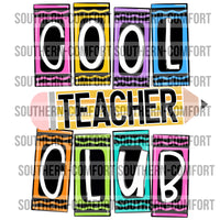 Cool Teacher Club PNG