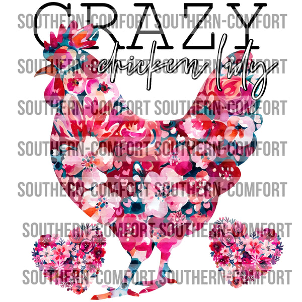 Crazy Chicken Lady |PNG|