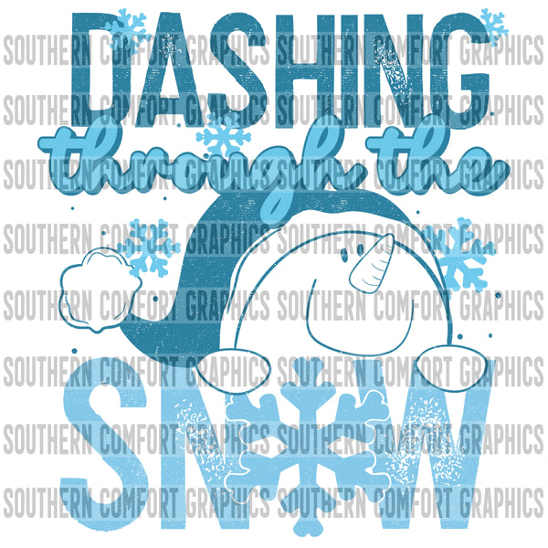 Dashing Through The Snow PNG