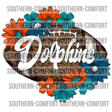 Pro Teams With Flowers Bundle PNG