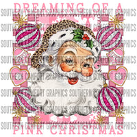 Dreaming of a pink Christmas PNG