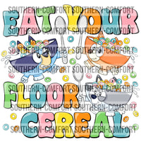 Eat Your Floor Cereal |PNG|