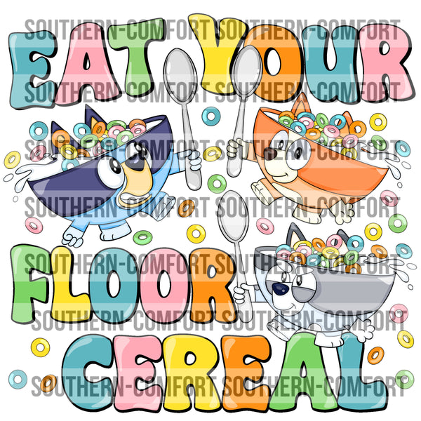 Eat Your Floor Cereal |PNG|