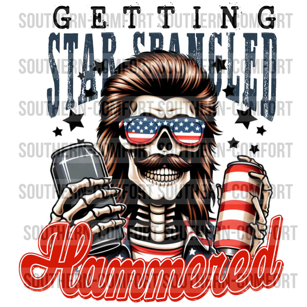 Getting Star Spangled Hammered PNG