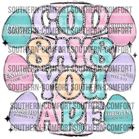 God Says You Are |PNG|