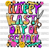 Happy last day of school PNG