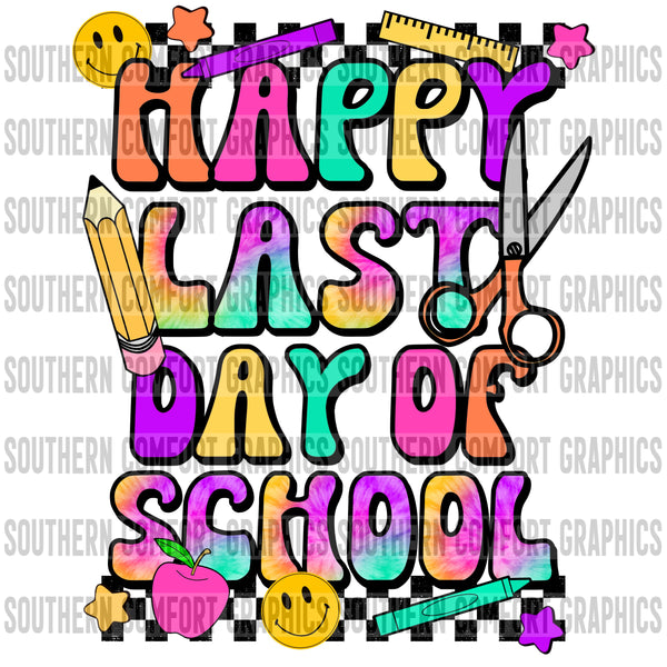 Happy last day of school PNG