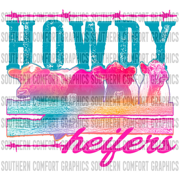 Howdy heifers PNG