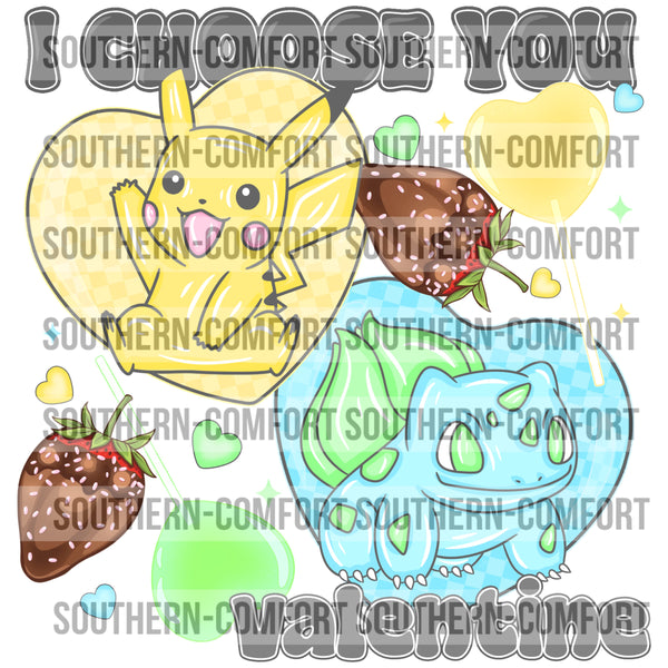 I choose you valentine |PNG|