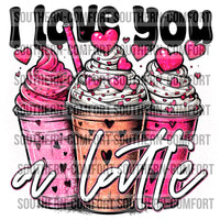 I love you latte |PNG|