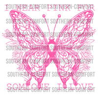 I wear pink for someone I love PNG