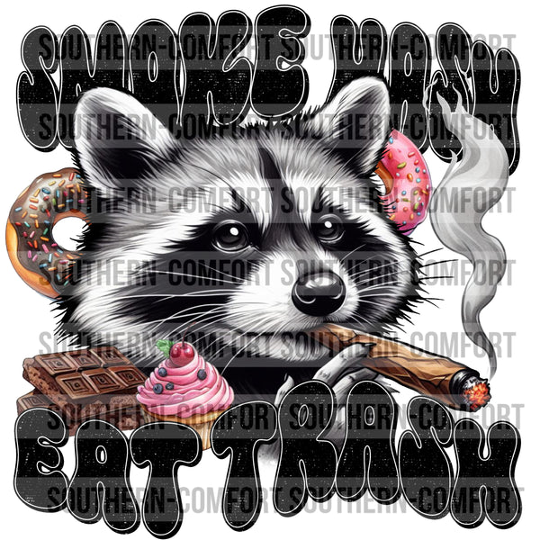 Smoke Has Eat Trash PNG