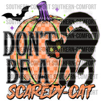 Don't be a Scaredy-Cat PNG