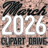 March 2026 Clipart