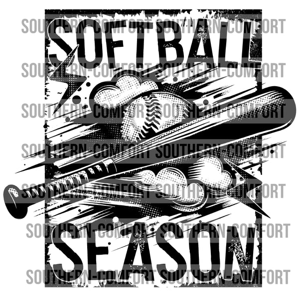 Softball Season PNG