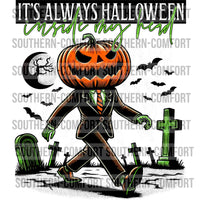 It's always Halloween inside my head PNG