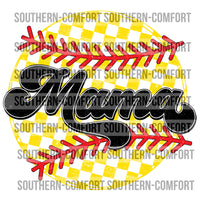 Softball Mama PNG