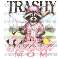 Trashy Softball Mom PNG