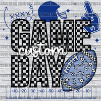 Custom Game Day Design PNG