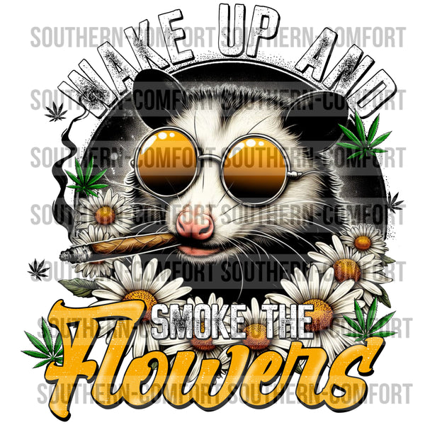 Wake Up And Smoke The Flowers PNG