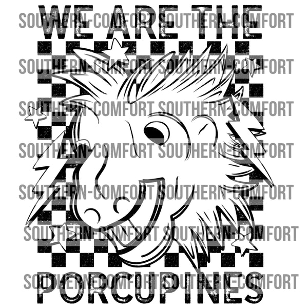 We Are The Porcupines PNG  [NO STARS]