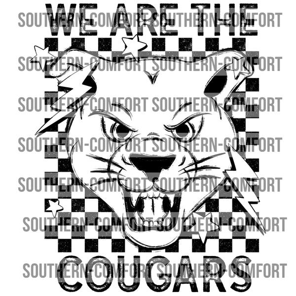 We Are The Cougars PNG [NO STARS]