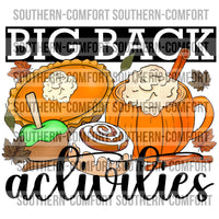 Big back activities PNG