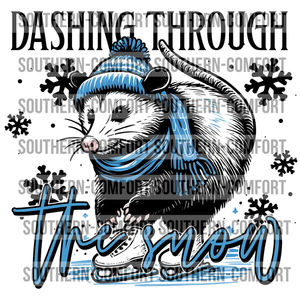 Dashing Through The Snow PNG