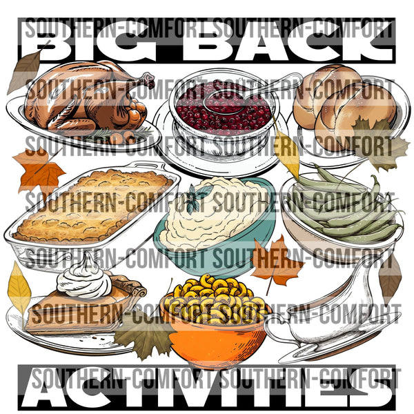 Big back activities PNG