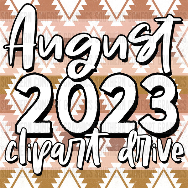 August 2023 Clipart
