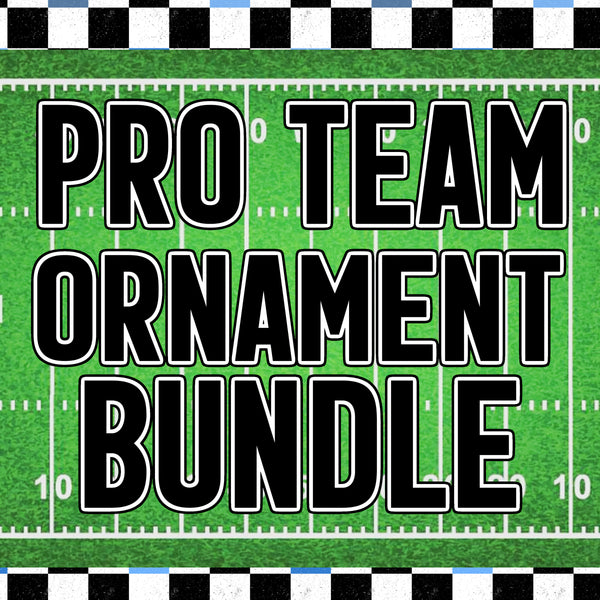 Pro Football Ornament Bundle