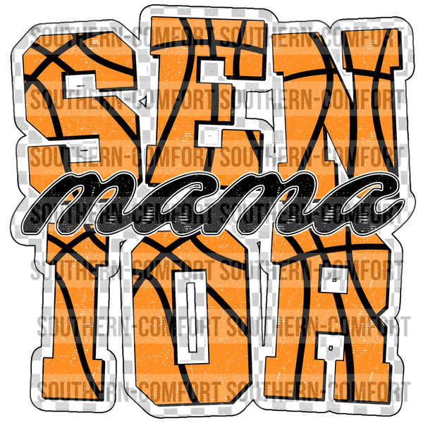 Senior Mama Basketball PNG
