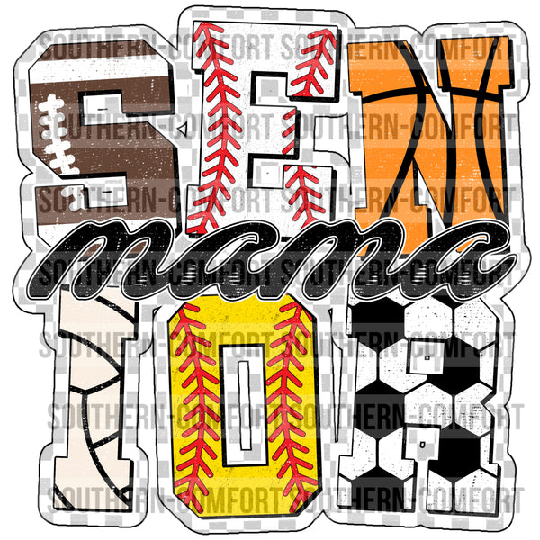Senior Mama Mixed Sports  PNG