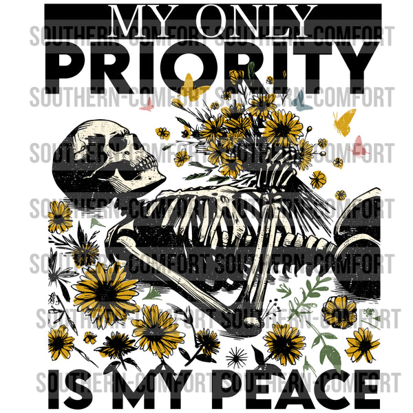 My Only Priority Is My Peace |PNG|