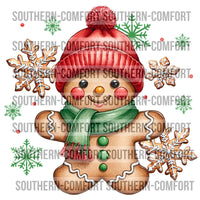 Gingerbread Cookie (Red And Green) PNG