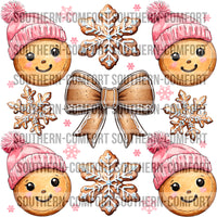 Gingerbread collage PNG