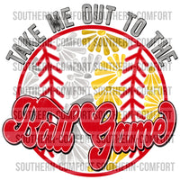 Take me out to the ball game Baseball/Softball |PNG|