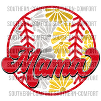 Baseball/Softball Mama |PNG|