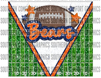 Bears Football 20oz tumbler PNG