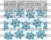 Faux Sequin Snowflake 20oz tumbler PNG