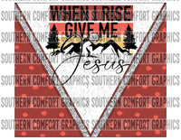 When I Rise Give Me Jesus 20oz tumbler PNG