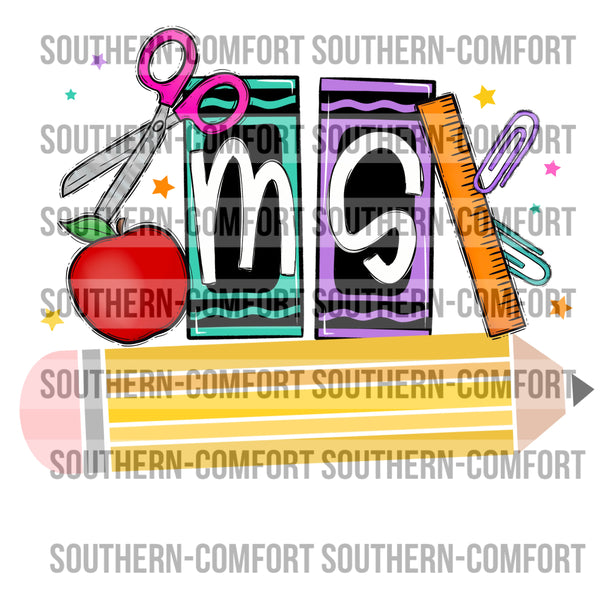 Ms. (Personalized design)  PNG